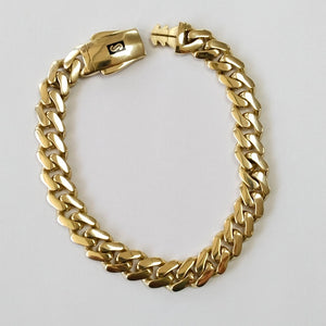 PULSERA CABALLERO MONACO ORO 14K 13.3 (NUEVO)