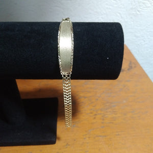 PULSERA ESCLAVA CHINO 14K 21 CM 9.8 GR (NUEVO)