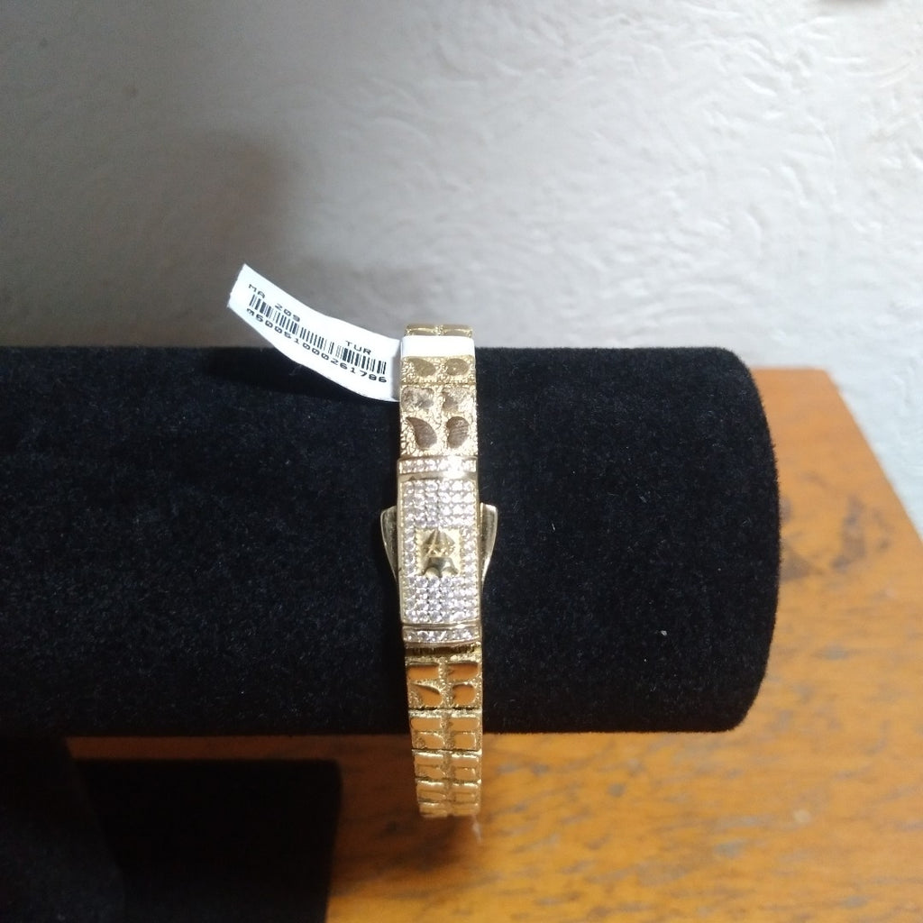 PULSERAS CABALLERO ORO 14K 18.2 (NUEVO)