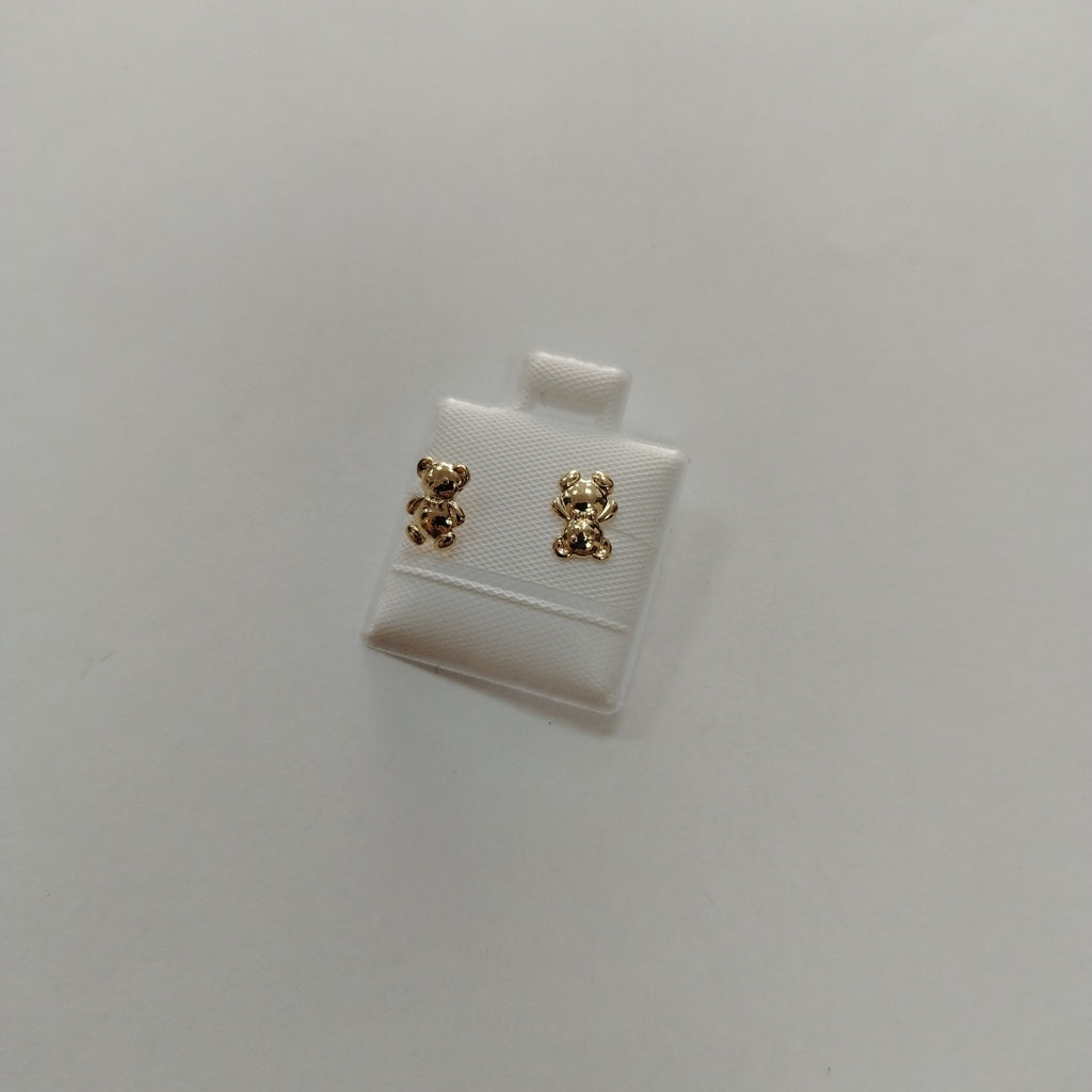 BROQUELES BROQUEL FIG OSO 14K 0.2592 GR (NUEVO)