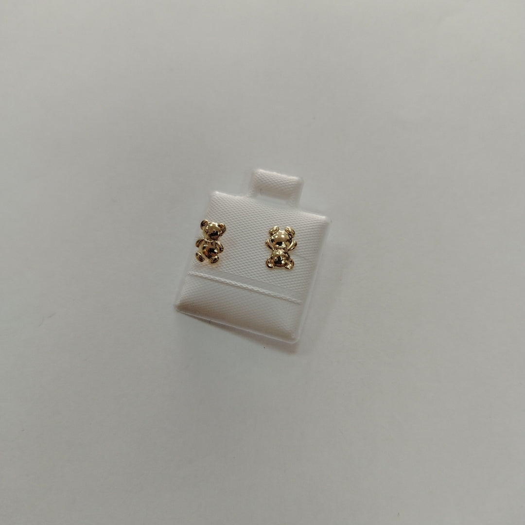 BROQUELES BROQUEL FIG OSO 14K 0.2592 GR (NUEVO)