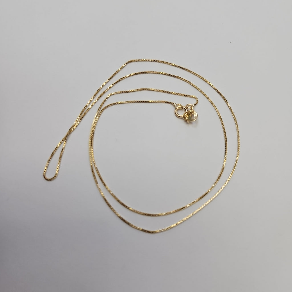 CADENA VENECIANO 14K 50 CM 1.6 GR (NUEVO)
