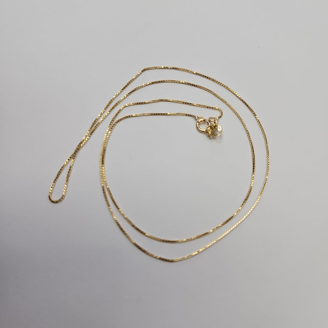 CADENA VENECIANO 14K 50 CM 1.6 GR (NUEVO)