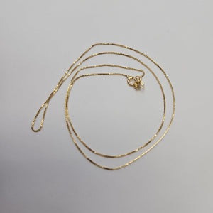 CADENA VENECIANO 14K 50 CM 1.6 GR (NUEVO)
