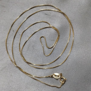 CADENA VENECIANO 14K 55 CM 1.7 GR (NUEVO)