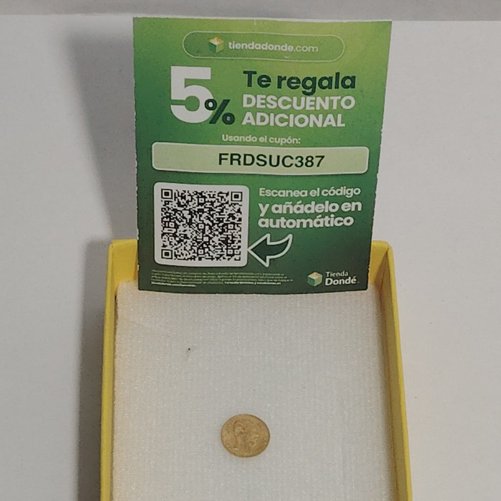 MEDALLA PERSONAL ORO 21 K 0,40 GRMS (SEMINUEVO)