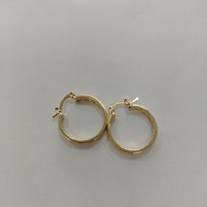 ARETES TEJIDO ARRACADAS TIPO GRECAS 14K 2.2 GR (NUEVO)