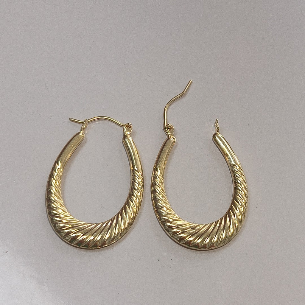ARRACADAS PAR ORO 14 K 2,10 GRMS (SEMINUEVO)