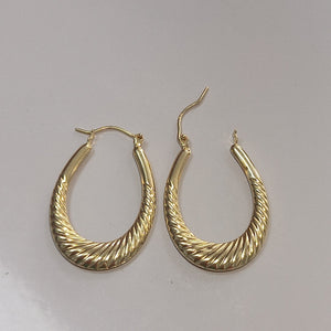ARRACADAS PAR ORO 14 K 2,10 GRMS (SEMINUEVO)