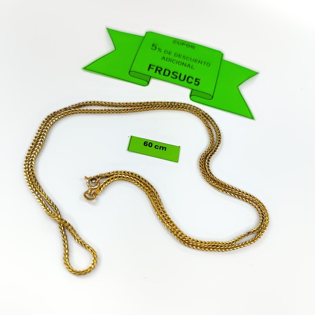 CADENA ORO 10 K 9.4 GRMS (SEMINUEVO)