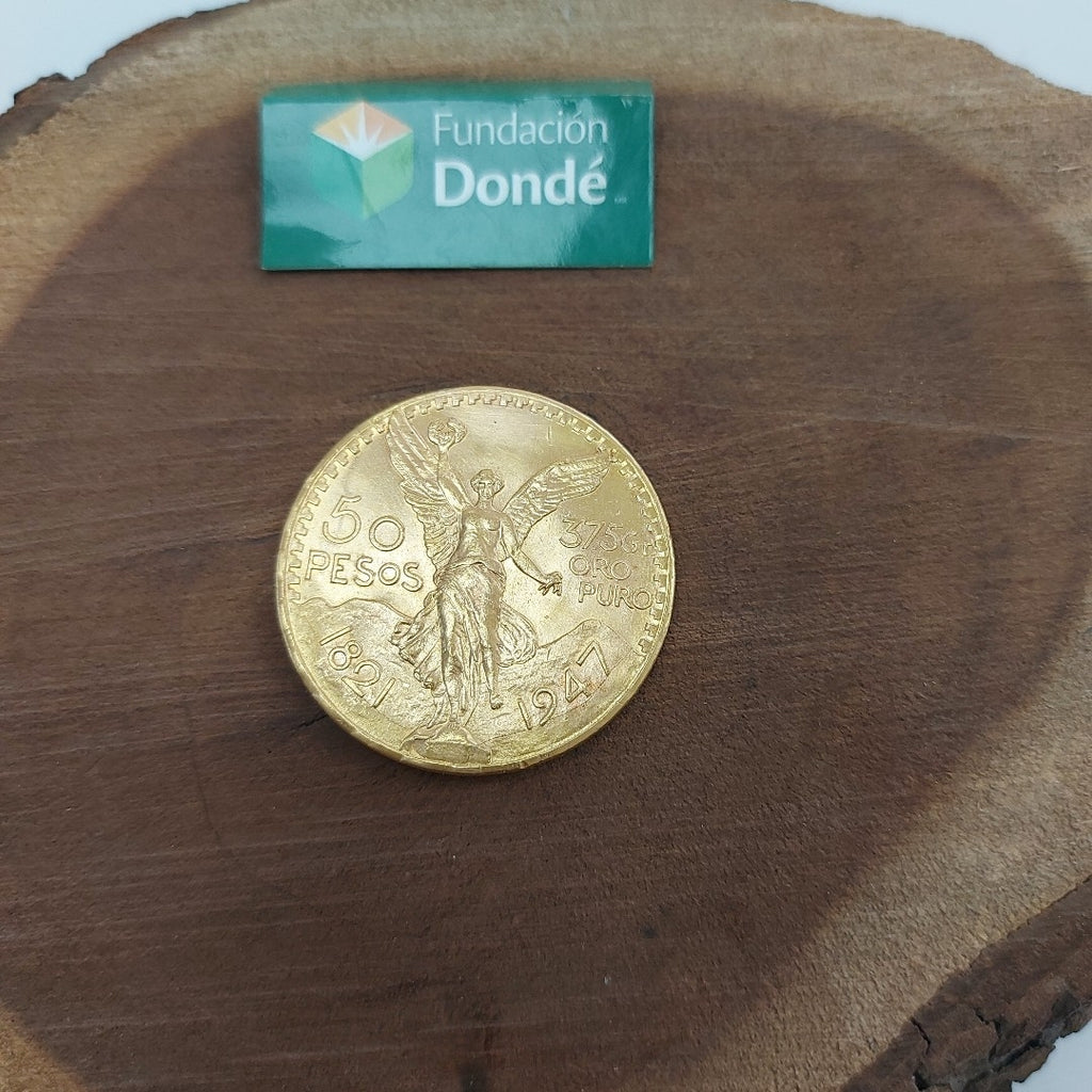 K1 41,60 GRMS 21 K IDENTIFICACIÓN MONEDA NOMINATIVA MONEDAS PESOS 50 PESOS (SEMINUEVO)
