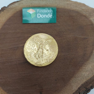 Moneda Centenario Cincuenta Pesos Oro Mexicano 21.6K