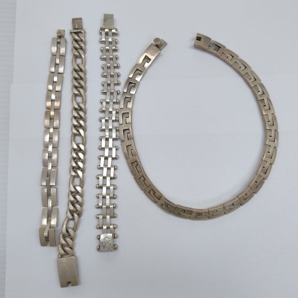 GARGANTILLA, PULSERA PLATA 357.3 GRMS (SEMINUEVO)