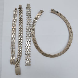 GARGANTILLA, PULSERA PLATA 357.3 GRMS (SEMINUEVO)