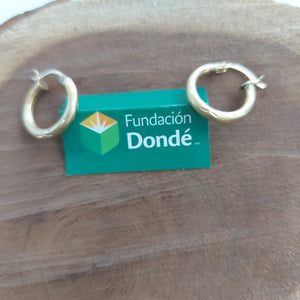 ARRACADAS PAR ORO 10 K 1.9 GRMS (SEMINUEVO)