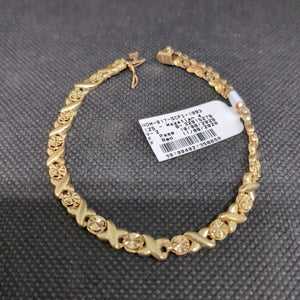 PULSERA ORO 10 K 8.9 GRMS (SEMINUEVO)
