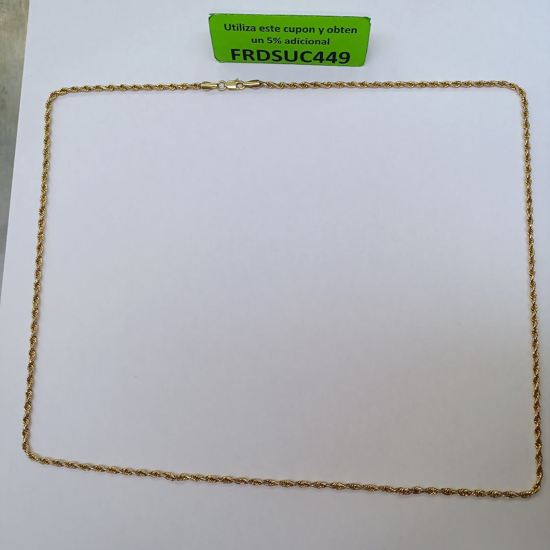 CADENA ORO 10 K 4 GRMS (SEMINUEVO)
