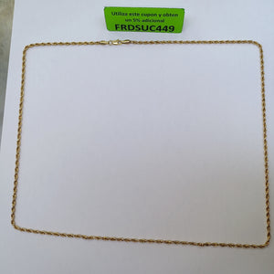 CADENA ORO 10 K 4 GRMS (SEMINUEVO)
