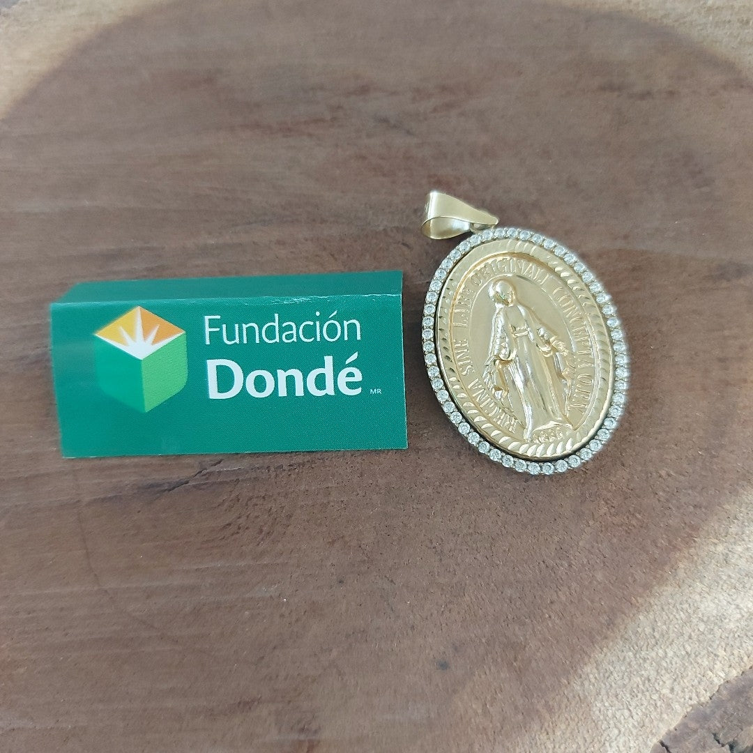 MEDALLA RELIGIOSA ORO 10 K 3.4 GRMS (SEMINUEVO)