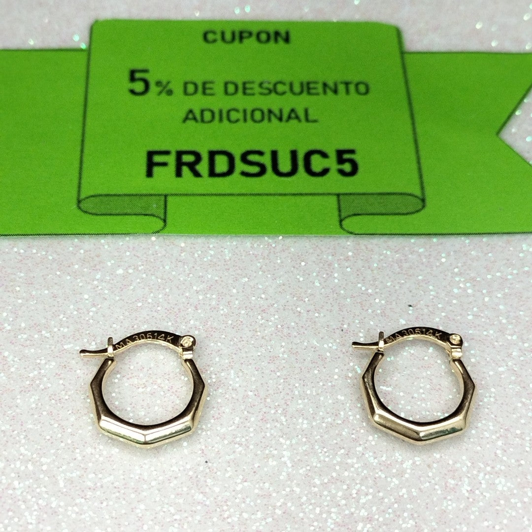 ARRACADAS ORO 14K 0.9 (NUEVO)