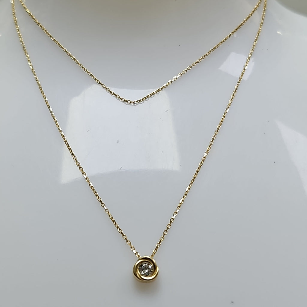 GARGANTILLAS ORO 14K 1.4 (NUEVO)