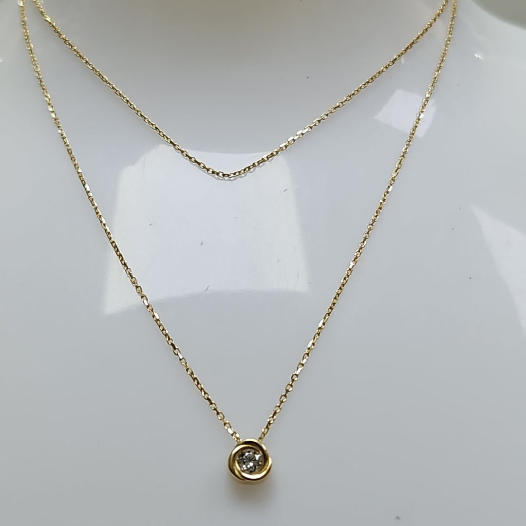 GARGANTILLAS ORO 14K 1.4 (NUEVO)