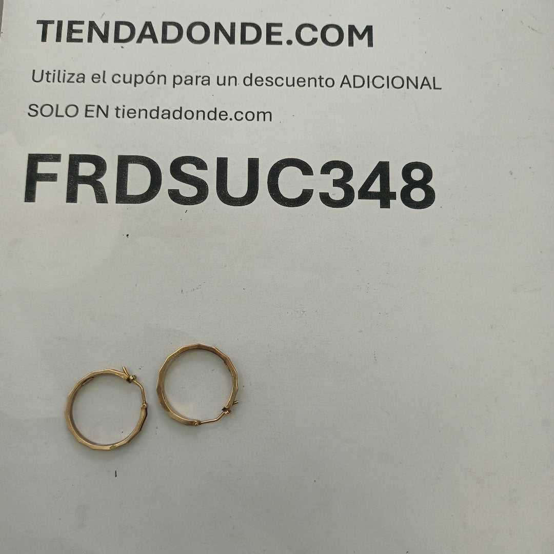 ARRACADAS PAR ORO 8 K 3.3 GRMS (SEMINUEVO)