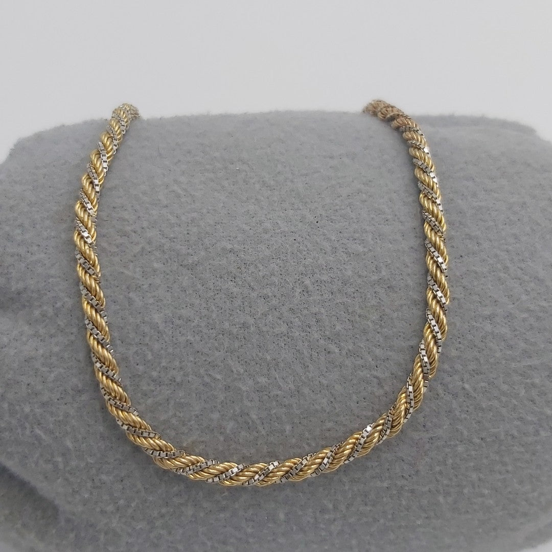 CADENA ORO COMBINADO 14 K 10,50 GRMS (SEMINUEVO)