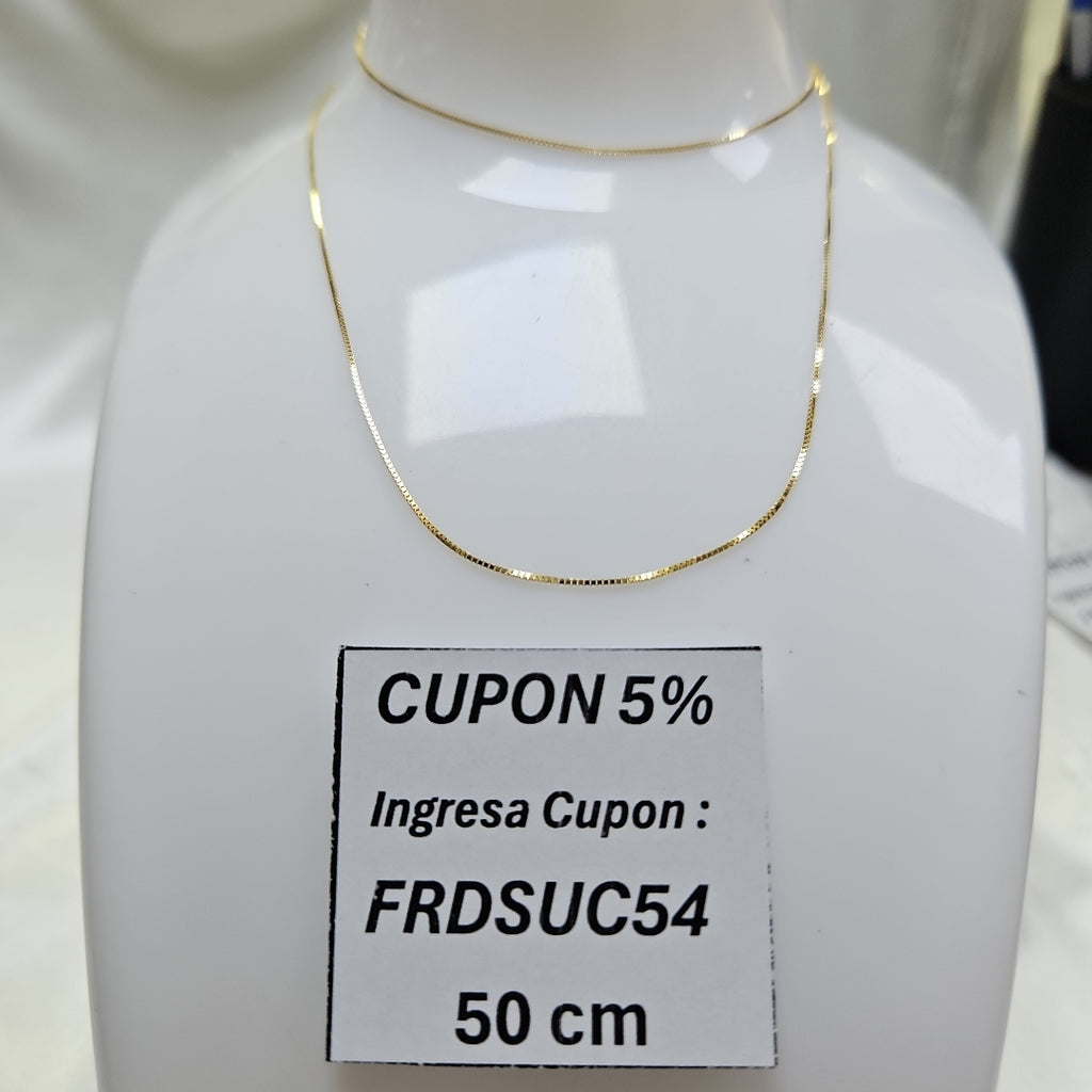 CADENAS ESPECIAL ORO 14K 1.1 (NUEVO)