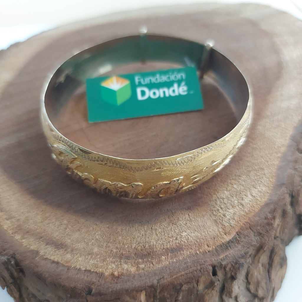 PULSERA RIGIDA ORO 10 K 14,70 GRMS (SEMINUEVO)