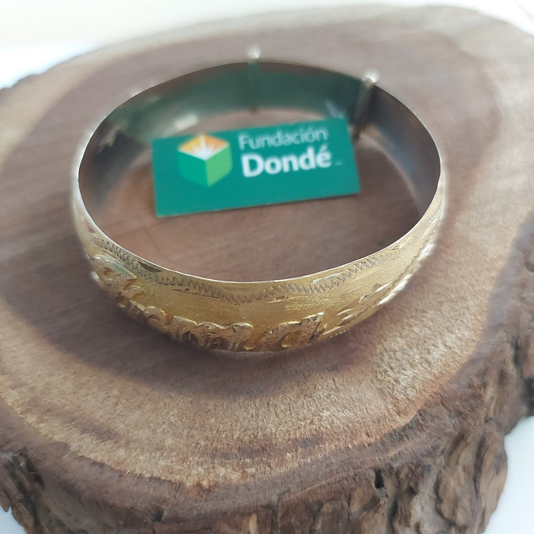 PULSERA RIGIDA ORO 10 K 14,70 GRMS (SEMINUEVO)