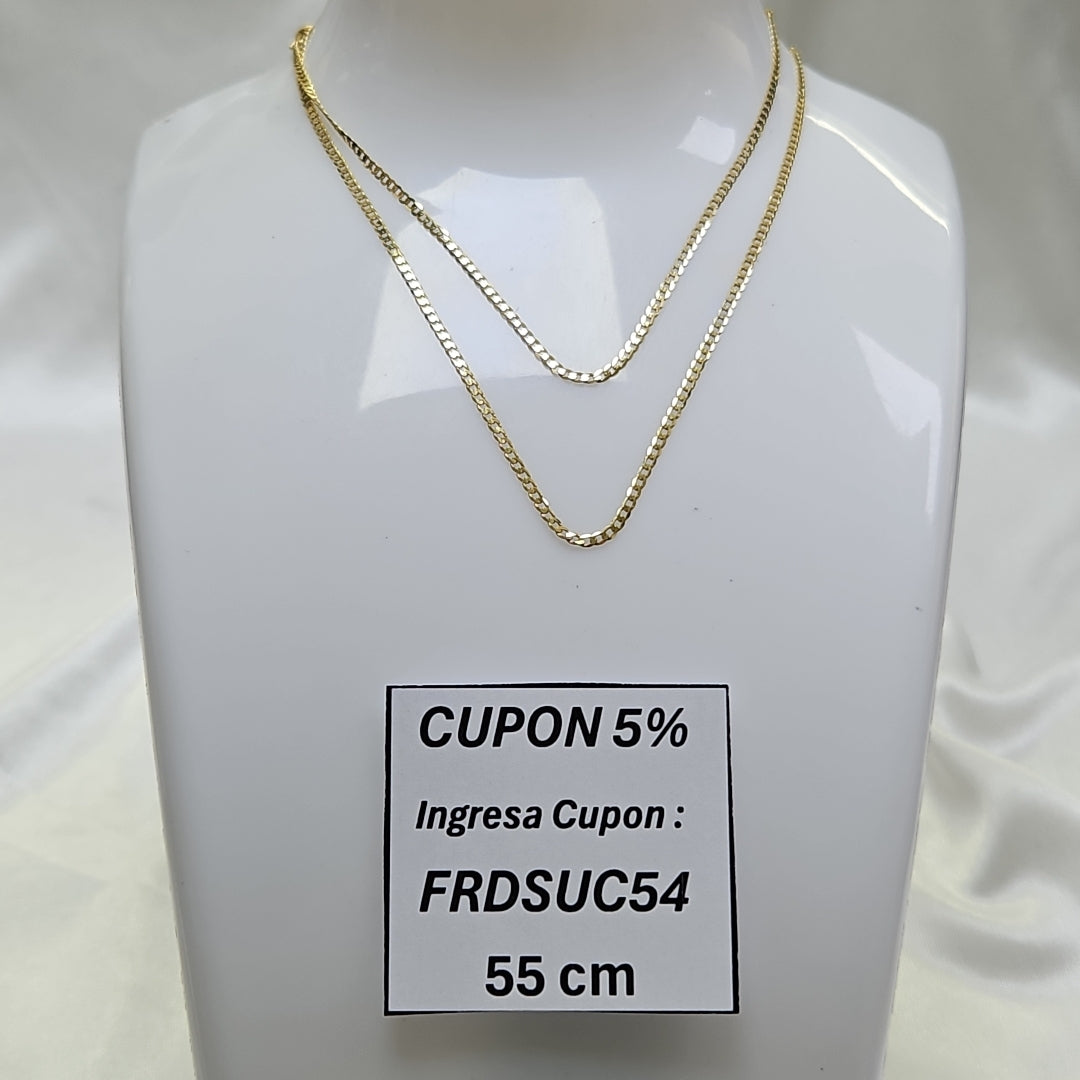 CADENAS BARBADA AMARILLA ORO 14K 2 (NUEVO)