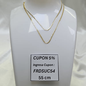 CADENAS BARBADA AMARILLA ORO 14K 2 (NUEVO)