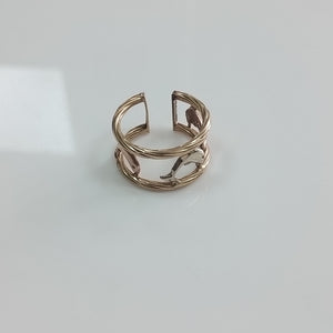 ANILLO ORO, ORO COMBINADO 10 K 2.7 GRMS (SEMINUEVO)