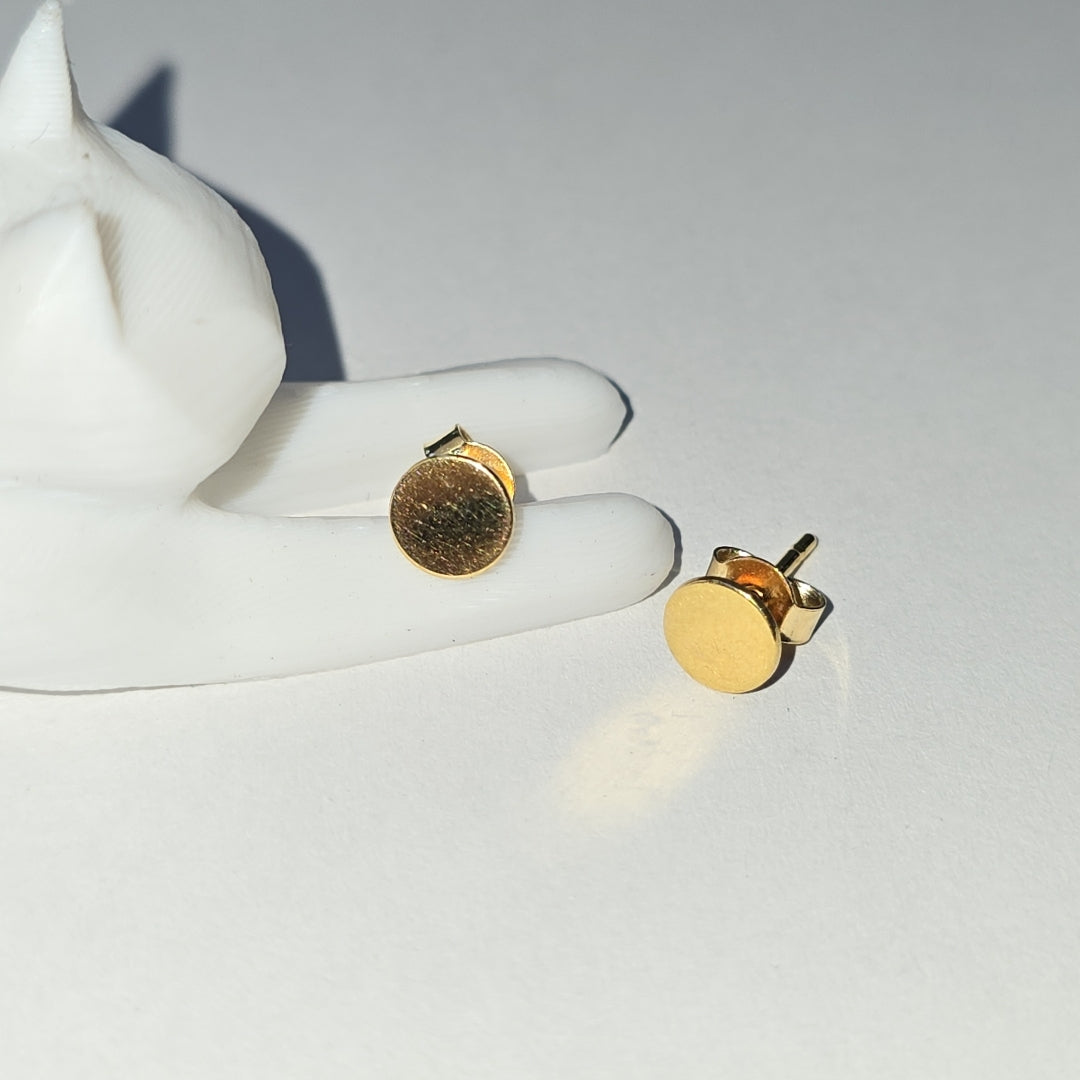 BROQUELES PAR ORO 14 K 0,70 GRMS (SEMINUEVO)