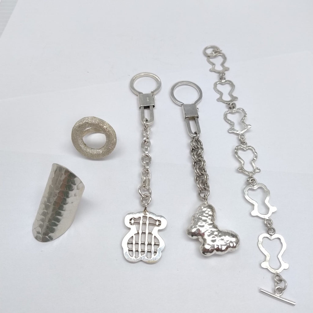ANILLO, LLAVERO PLATA 56.9 GRMS (SEMINUEVO)