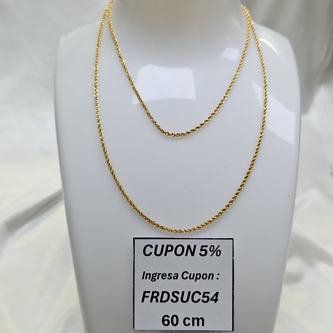 CADENAS TORSAL ORO 14K 1.8 (NUEVO)