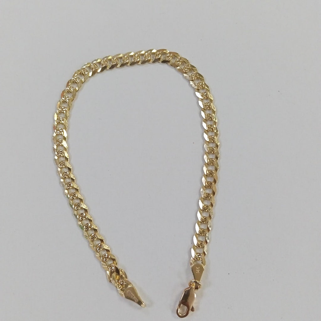 PULSERA BARBADA 14K 21 CM 7.6 GR (NUEVO)