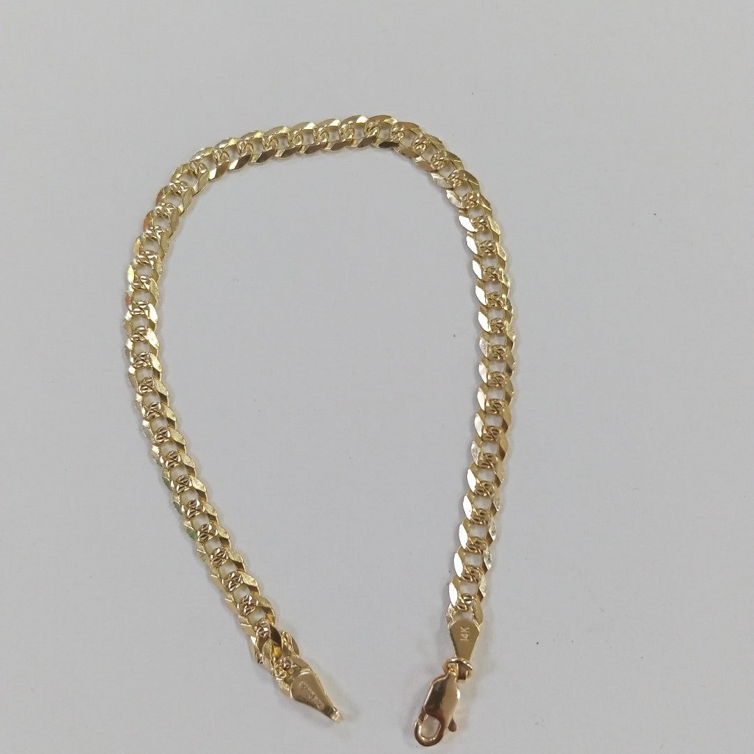 PULSERA BARBADA 14K 21 CM 7.6 GR (NUEVO)