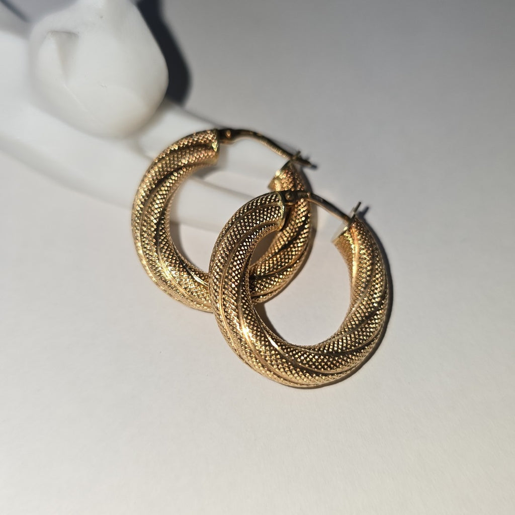 ARRACADAS PAR ORO 14 K 2,60 GRMS (SEMINUEVO)