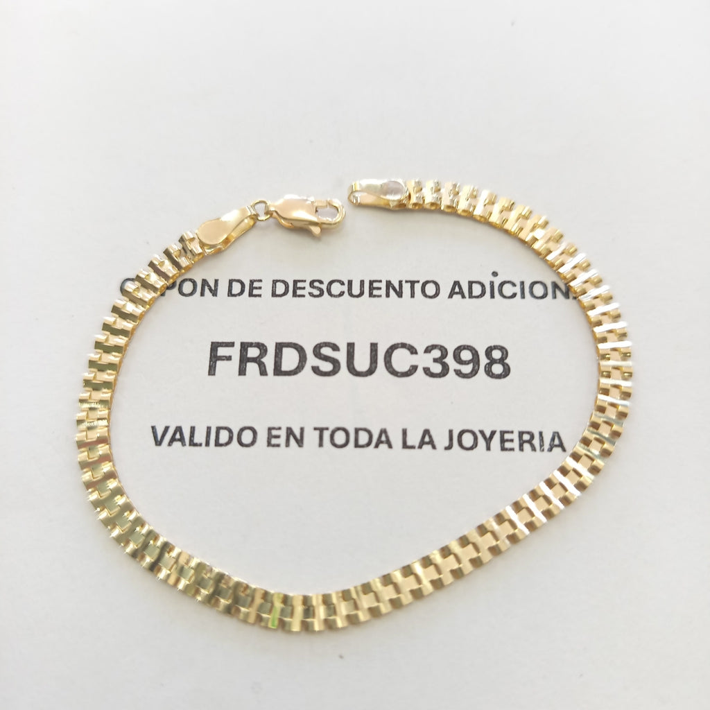 PULSERA ESPECIAL 14K 18 CM 4.1 GR (NUEVO)
