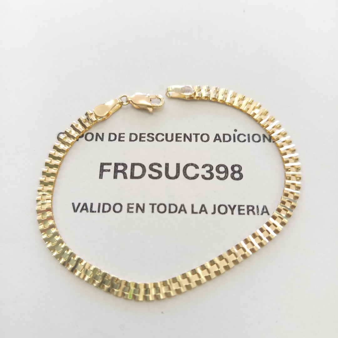 PULSERA ESPECIAL 14K 18 CM 4.1 GR (NUEVO)