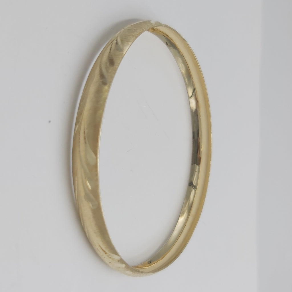 PULSERA RIGIDA ORO 14 K 9.2 GRMS (SEMINUEVO)