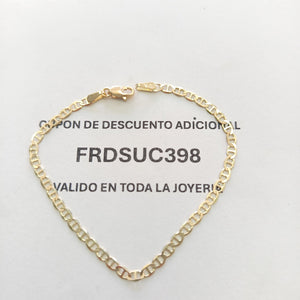 PULSERA GUCHI 14K 18 CM 2 GR (NUEVO)