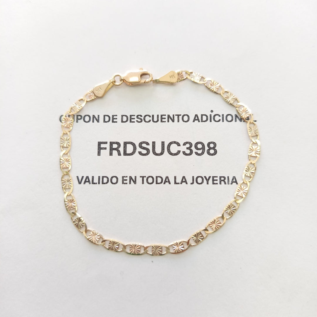 PULSERA GUCHI 14K 18 CM 2.9 GR (NUEVO)