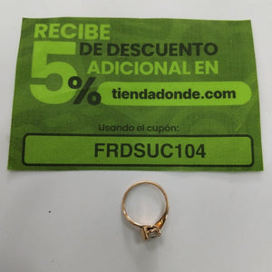 ANILLO ORO 14 K 3,80 GRMS (SEMINUEVO)