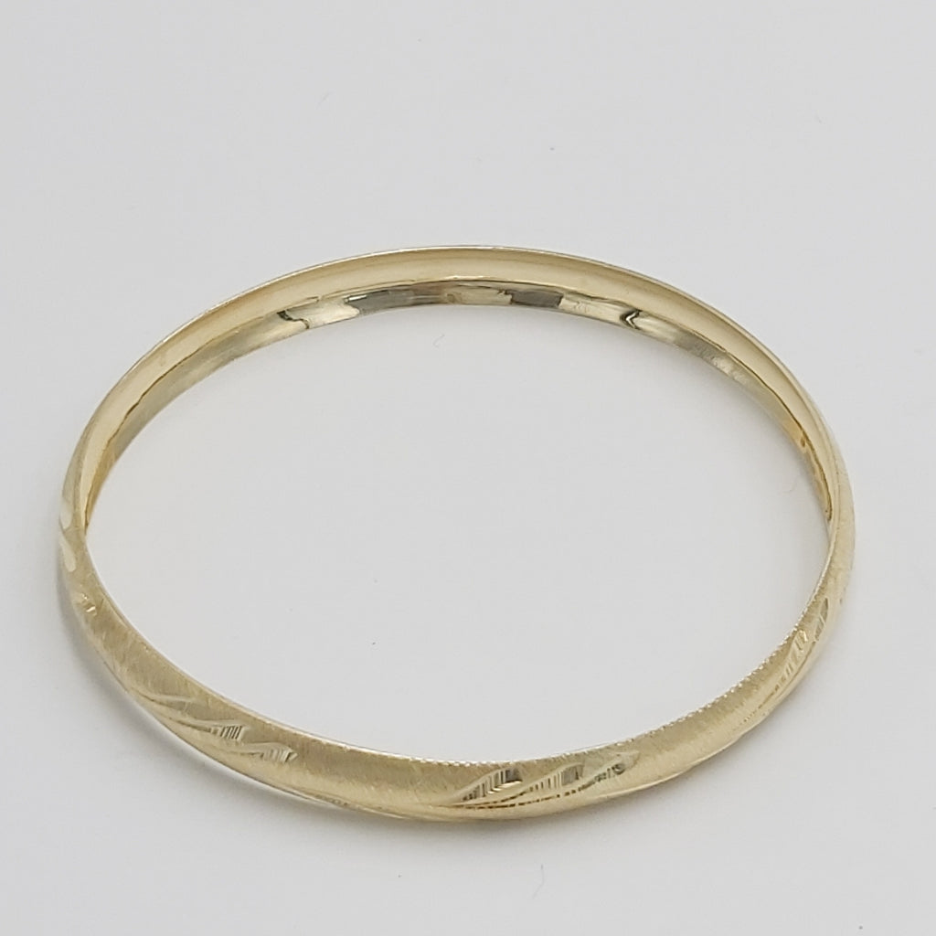 PULSERA RIGIDA ORO 14 K 9.2 GRMS (SEMINUEVO)