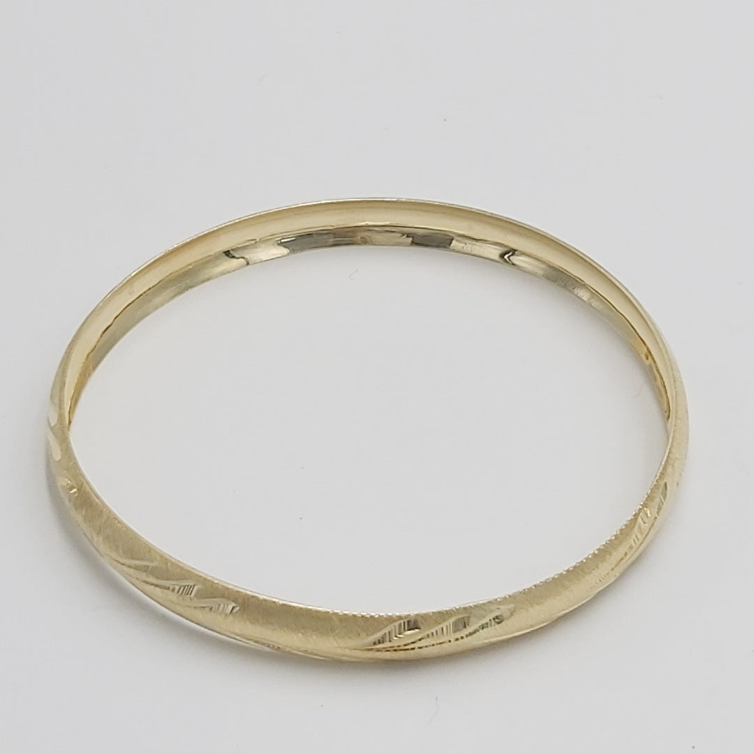 PULSERA RIGIDA ORO 14 K 9.2 GRMS (SEMINUEVO)