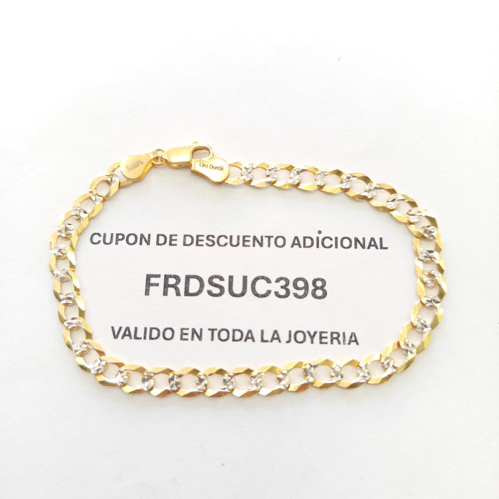 PULSERA BARBADA 14K 21 CM 6.3 GR (NUEVO)