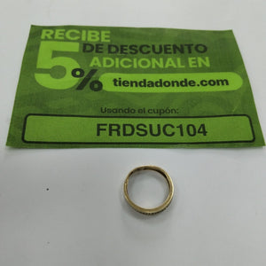ANILLO ORO 14 K 2,20 GRMS (SEMINUEVO)